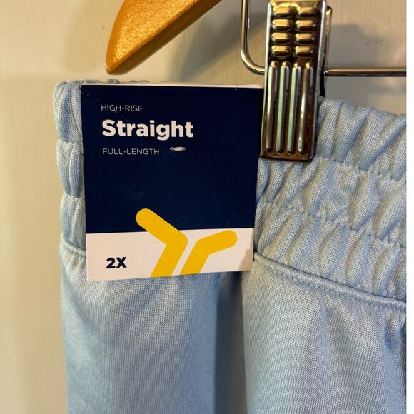 Old Navy Women's Light Blue High Waisted Active Track Pants NWT 2X - Picture 5 of 6